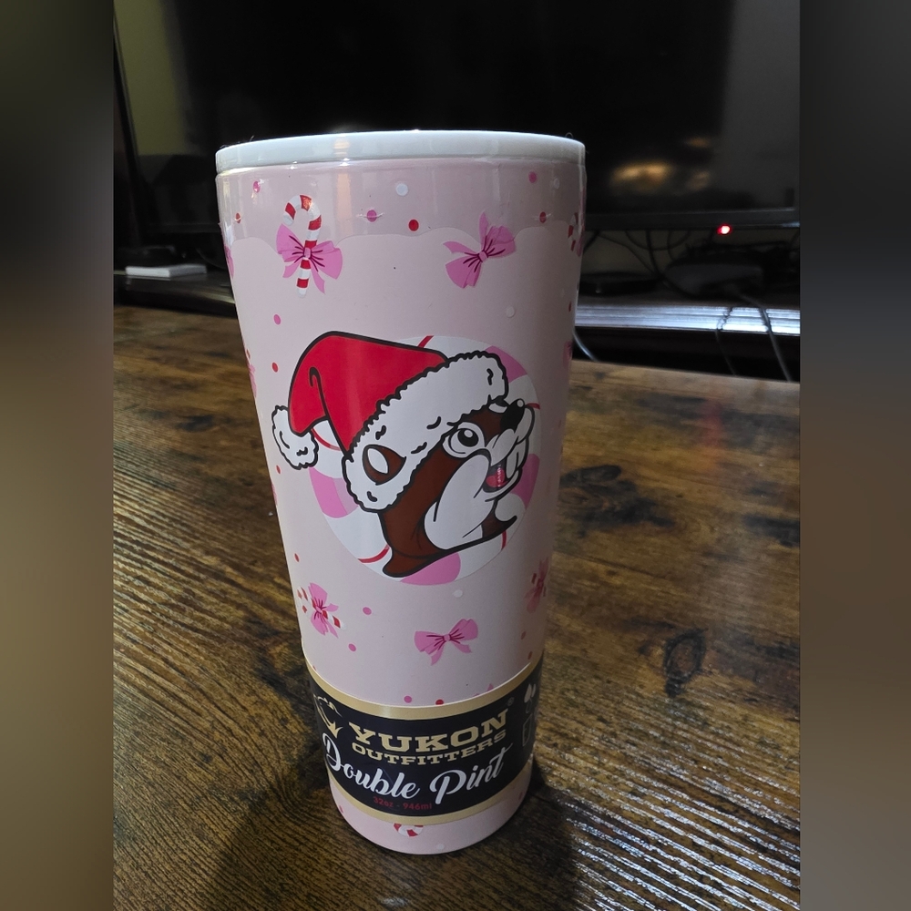 Yukon Outfitters Pink Santa Tumbler